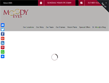 Tablet Screenshot of moodyeyes.com